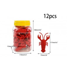 Silicone Hand Pipe Lobster Jar Y296 12CT